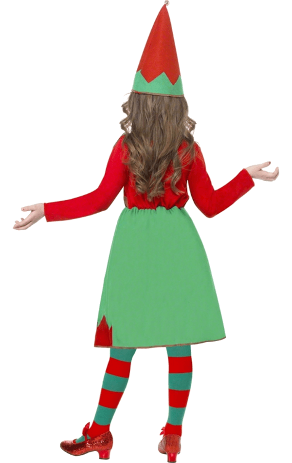 Kids Elf Girl Christmas Costume