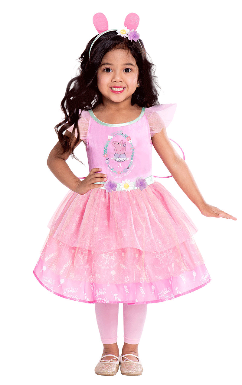 Girls Peppa Pig Fairy Dress