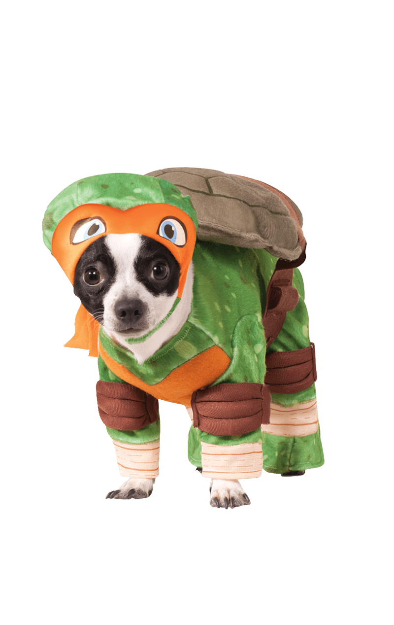Michelangelo Ninja Turtles Dog Costume