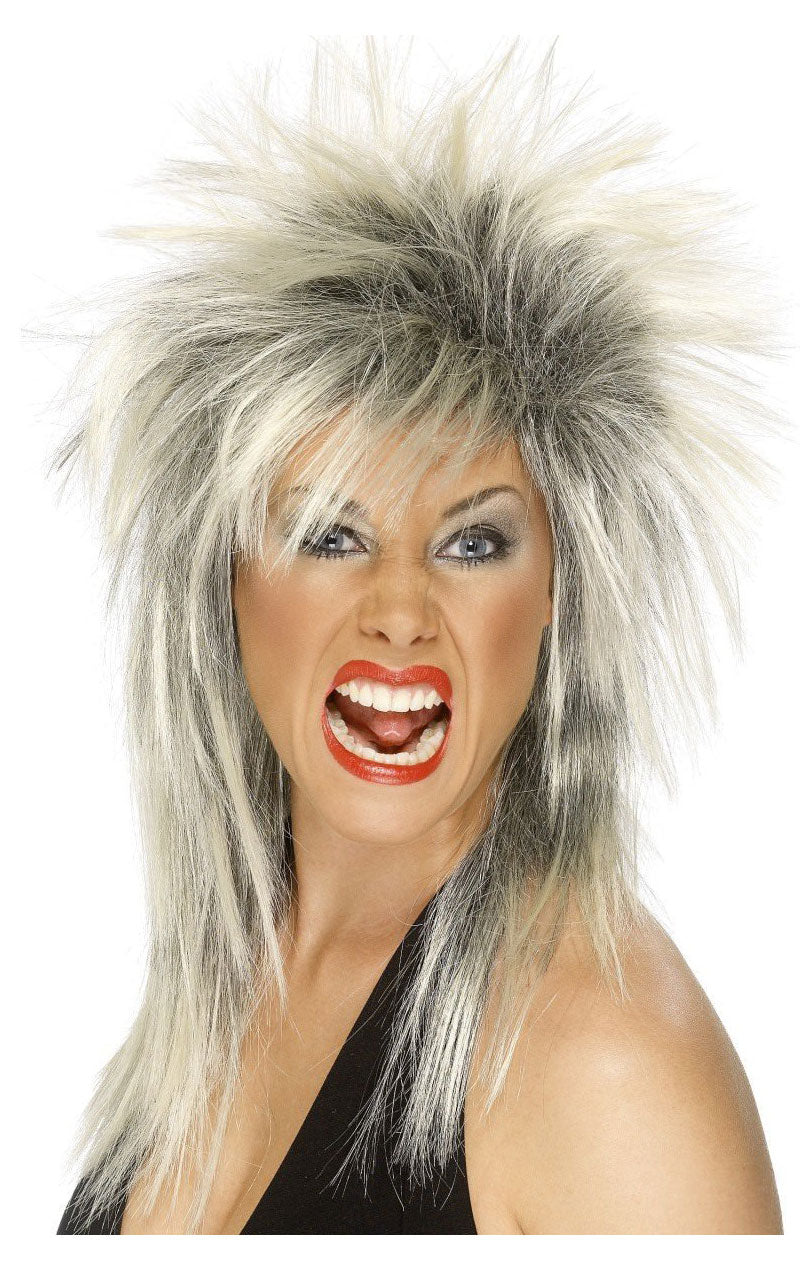 Blonde and Black Tina Turner Wig