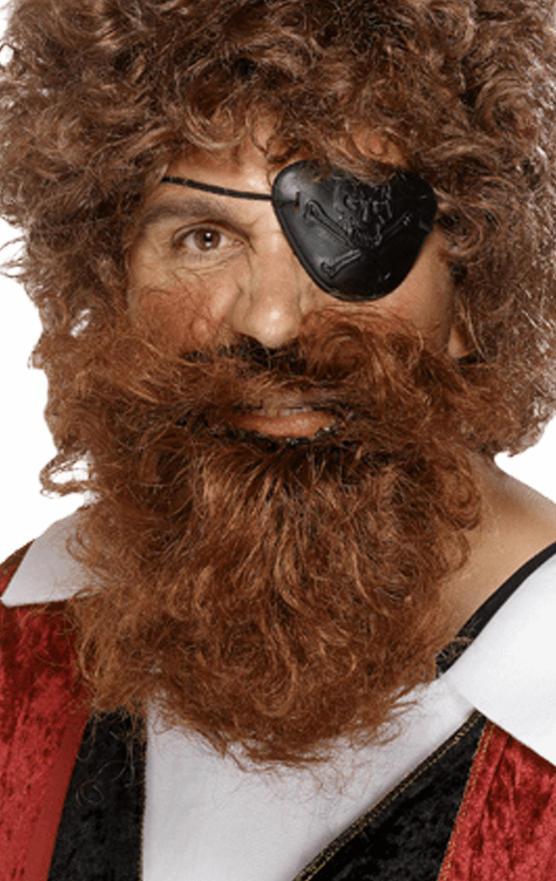 Pirate Brown Beard Accessory