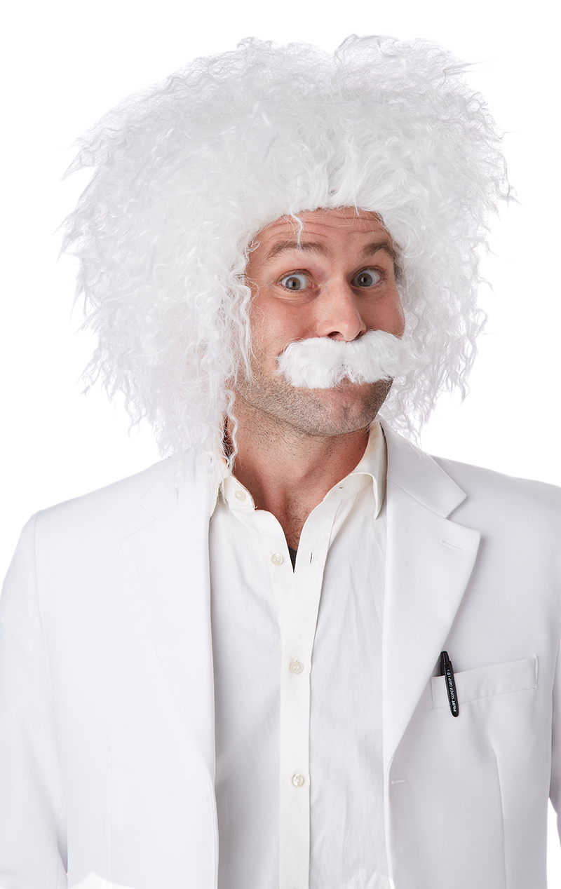 Einstein Wig and Moustache Accessory