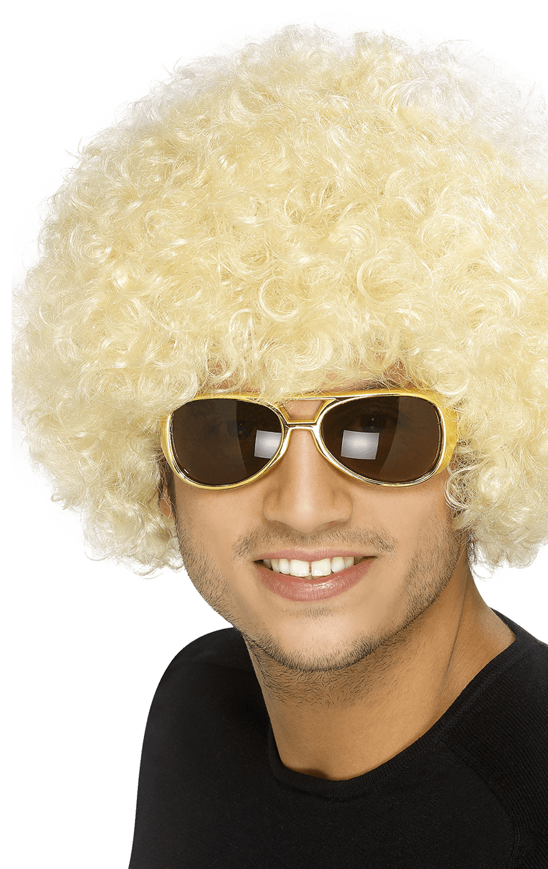 Light Blonde Afro Wig Accessory