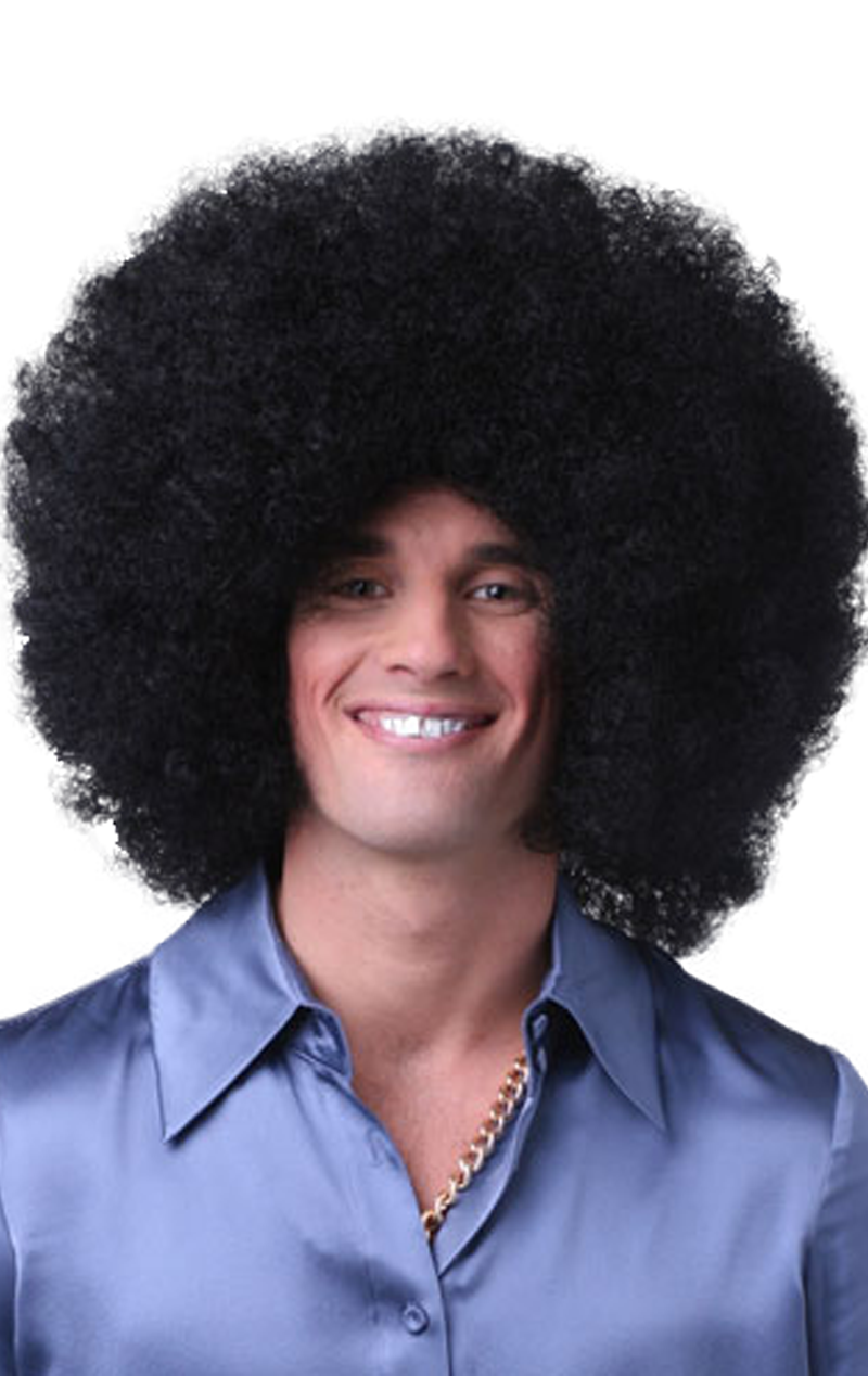 Large Black Afro Wig