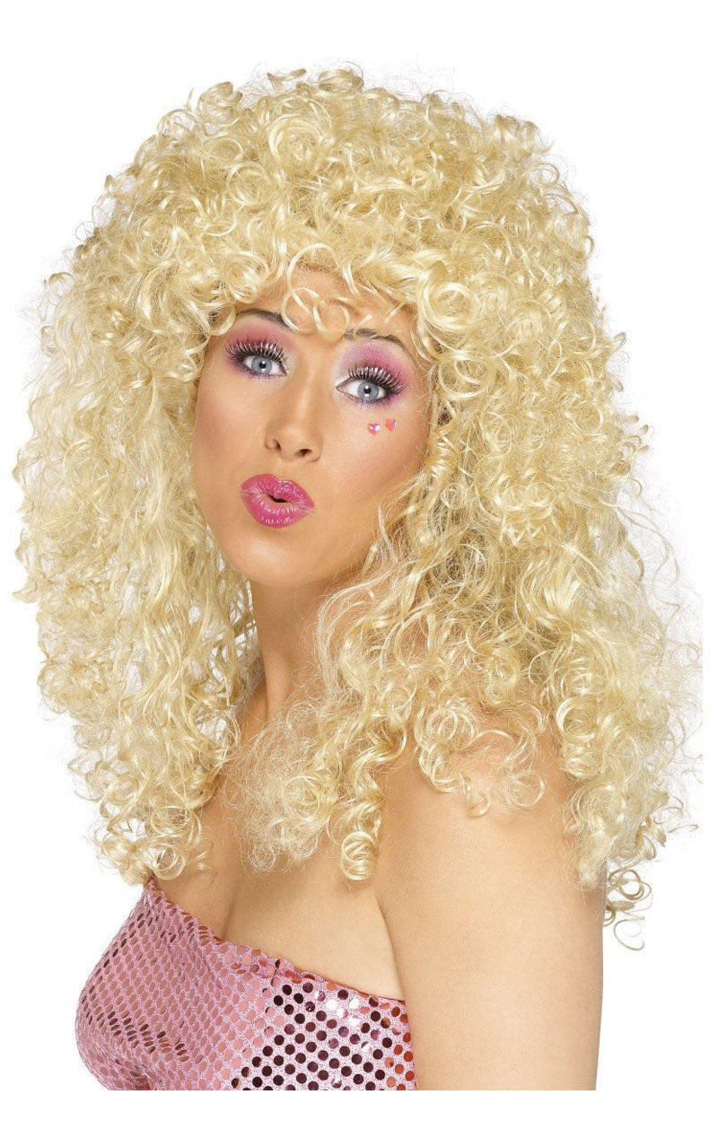Curly Blonde Boogie Babe Wig