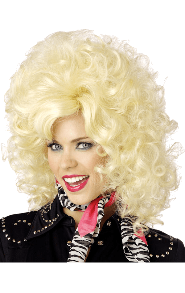 Dolly Parton Curly Blonde Wig
