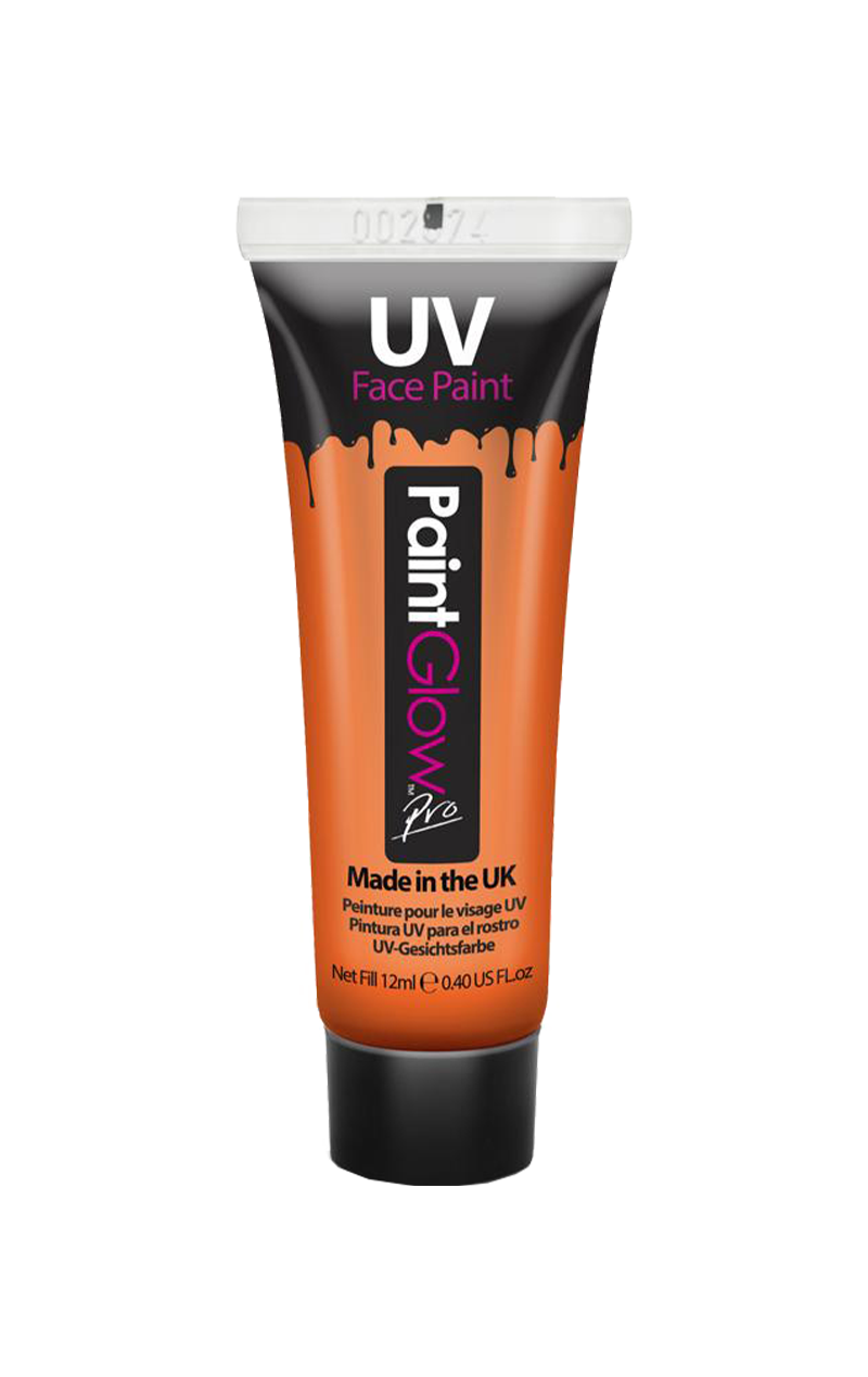 Orange UV Body and Face Paint
