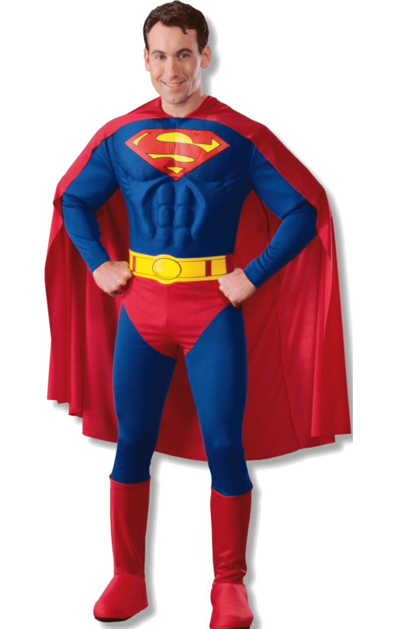 Adult Muscle Chest Classic Superman Costume