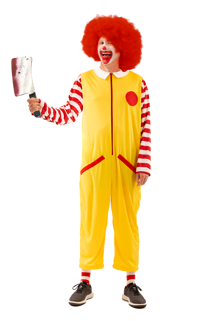 Mens Ronald Clown Costume