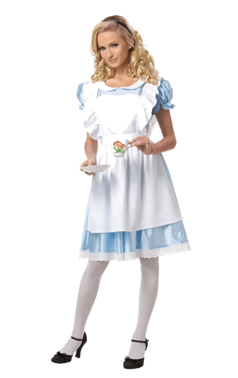 Womens Elegant Alice in Wonderland Costume