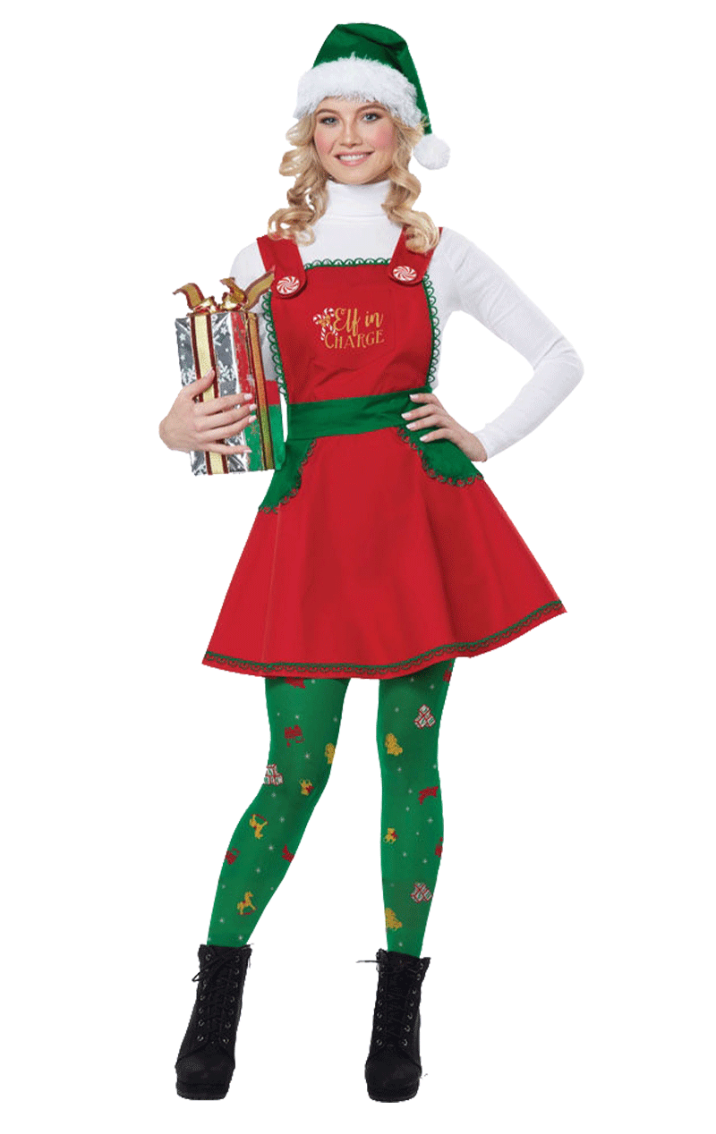 Womens Elf in Charge Costume