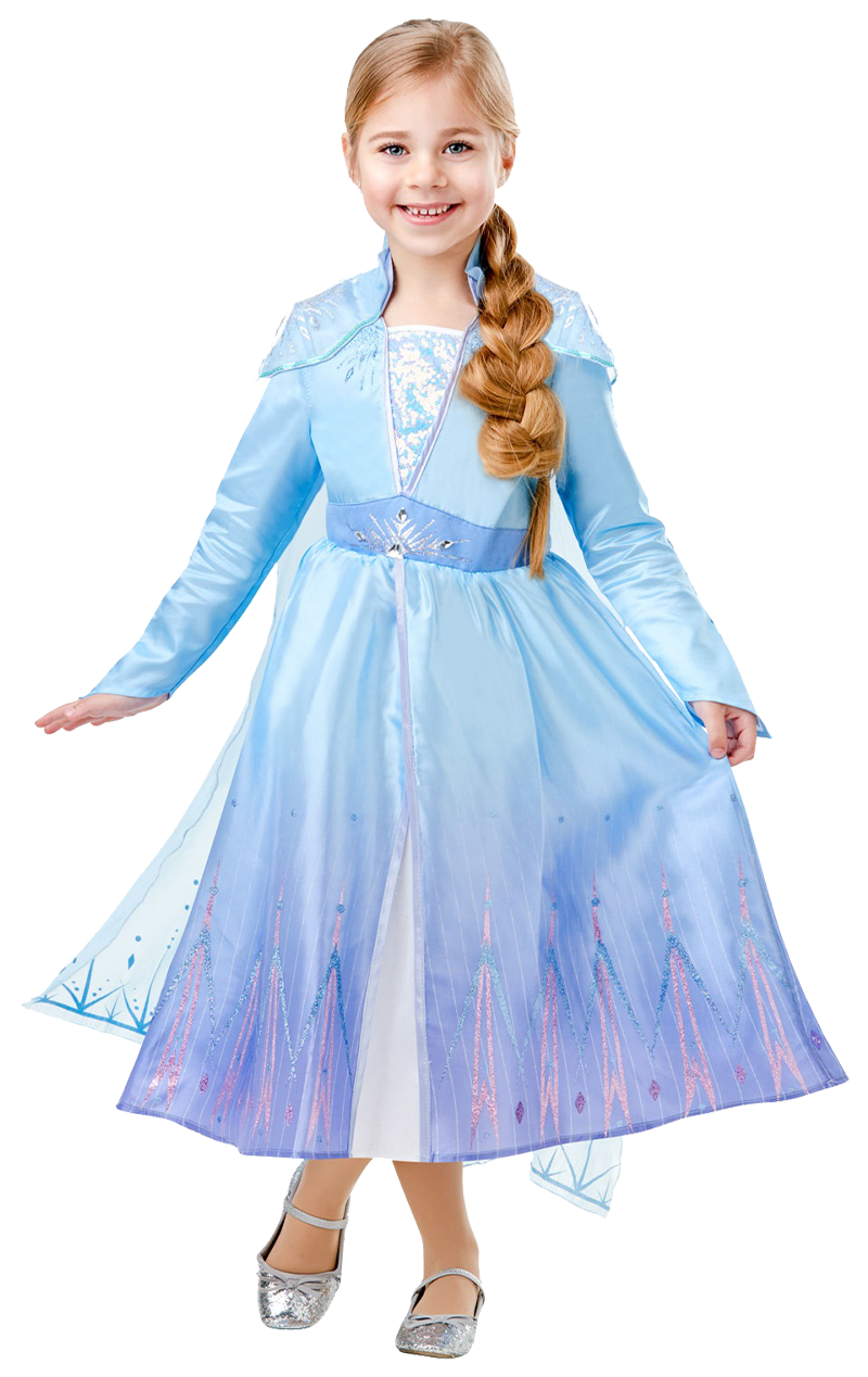 Girls Frozen 2 Elsa Costume
