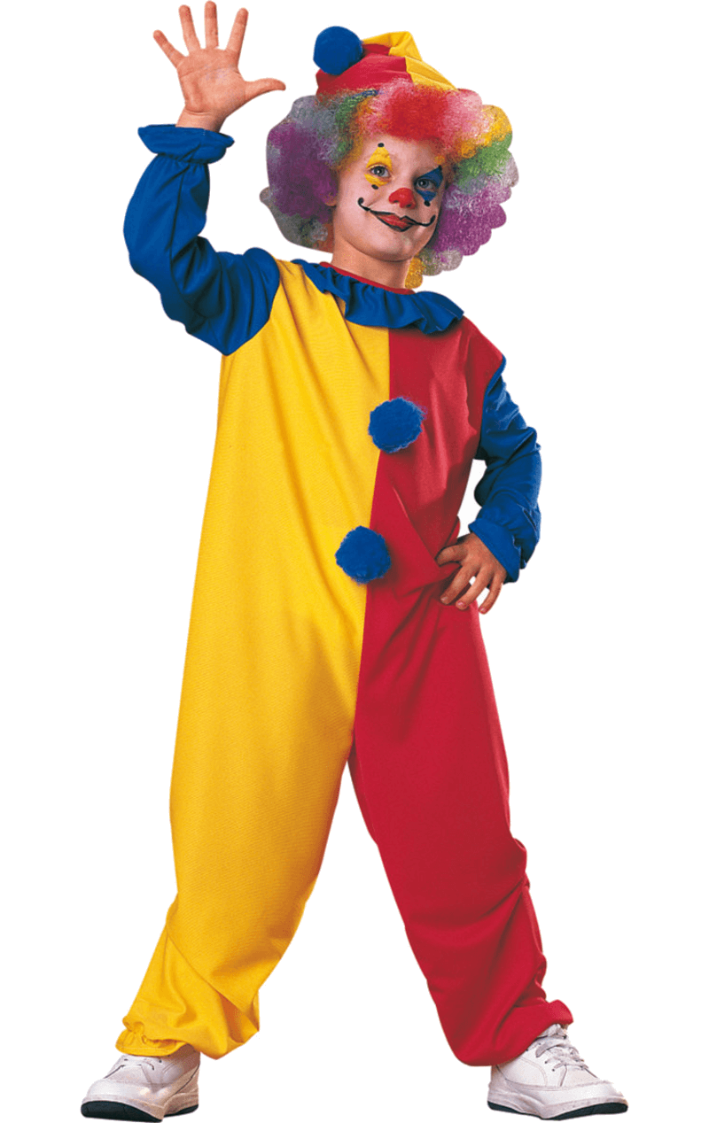 Childrens Simple Clown Costume