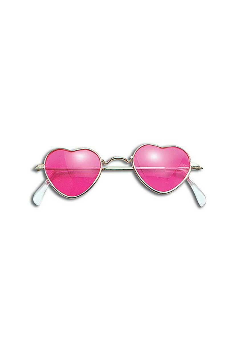 70s Pink Heart Sunglasses