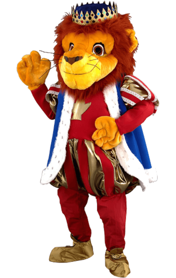 Luxury King Lion Mascot Costume