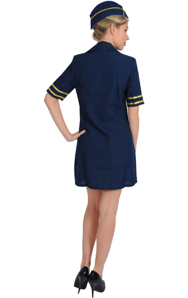 Adult Blue Air Hostess Costume