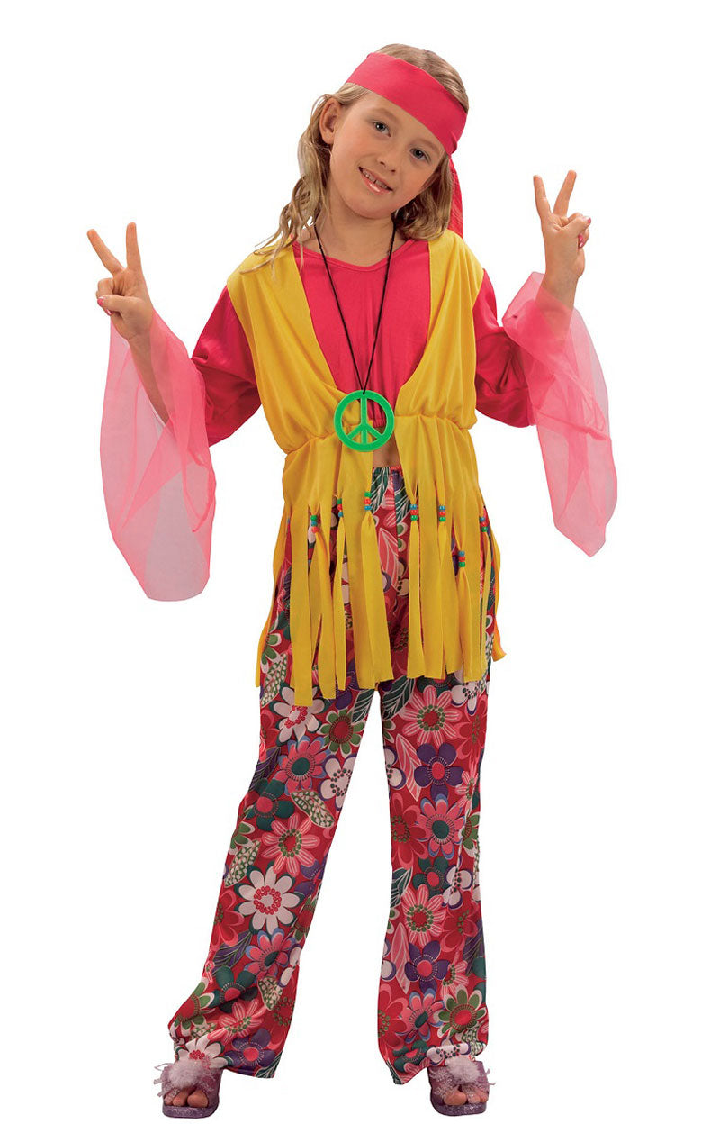 Child 60s Hippy Girl Costume