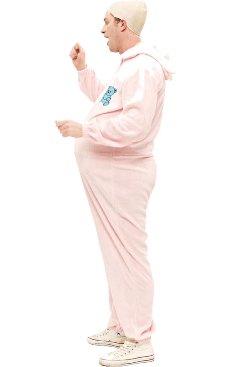 Adult Pink Babygrow Costume
