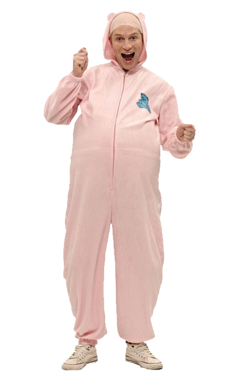 Adult Pink Babygrow Costume