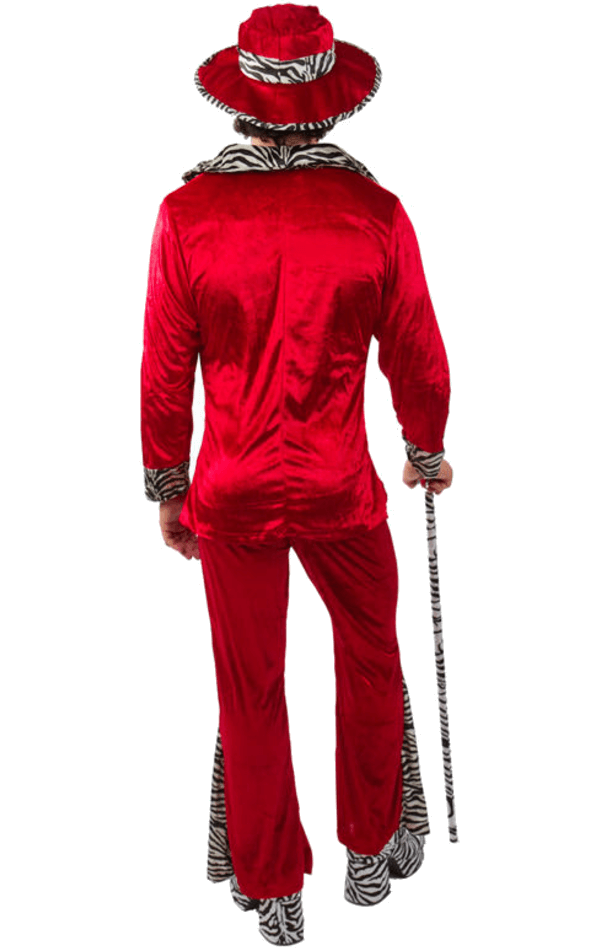 Adult Red Pimp Costume