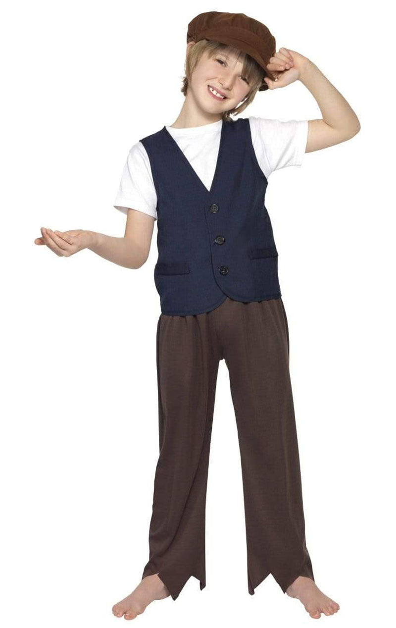 Childrens Victorian Poor Peasant Boy Costume