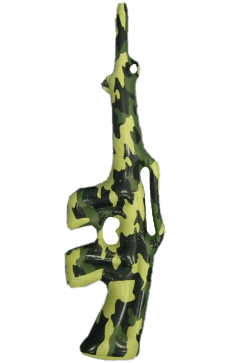 Inflatable Camouflage Fake Gun Accessory