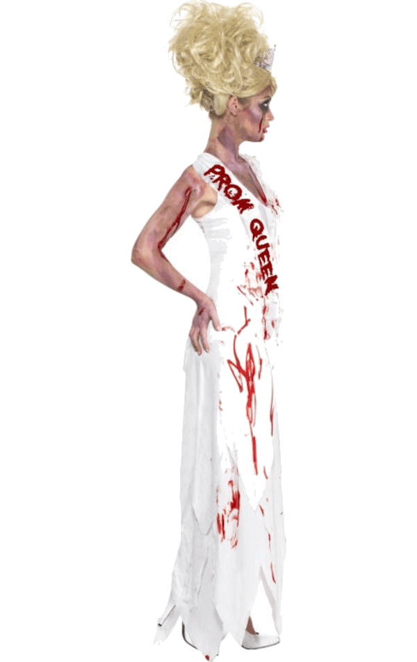 Womens Zombie Prom Queen Costume