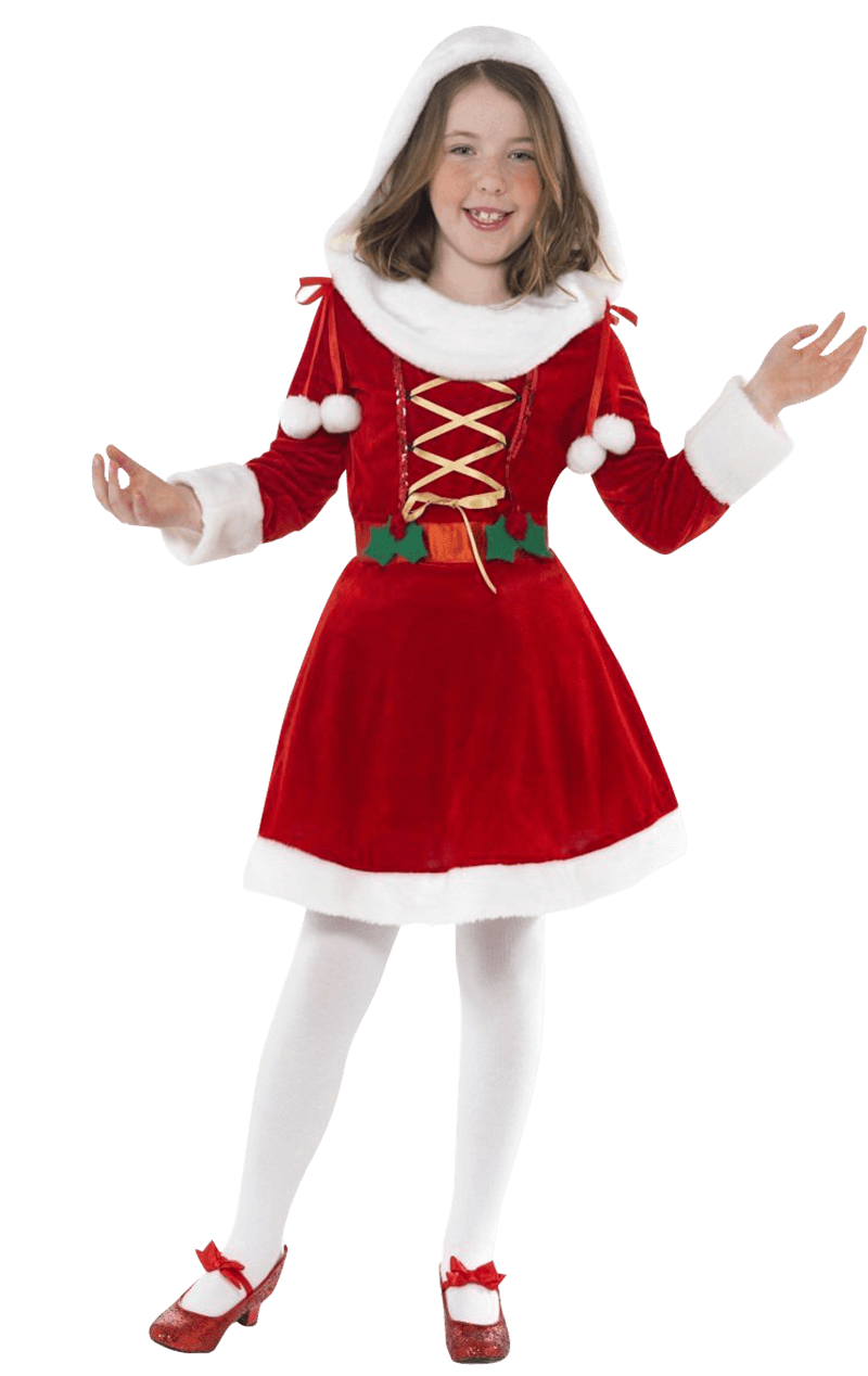 Child Little Miss Santa Costume
