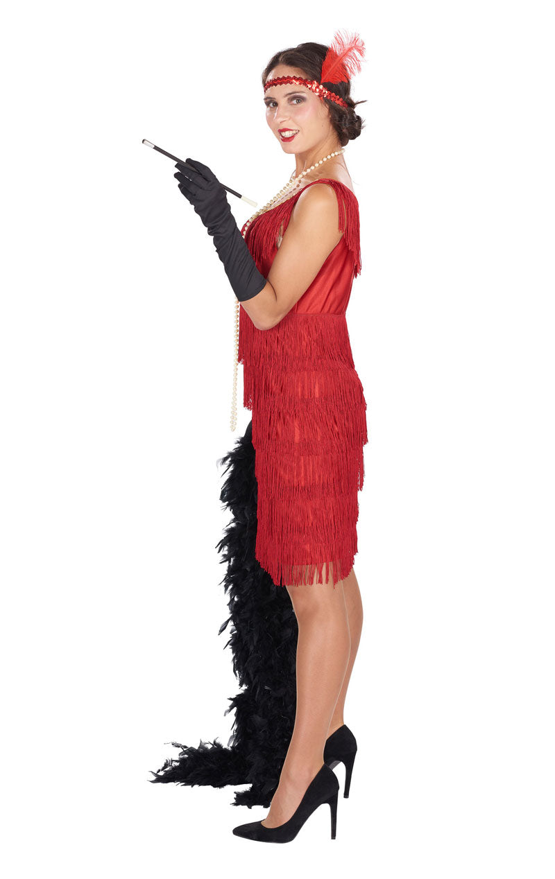 Adult 1920s Red Flapper Costume
