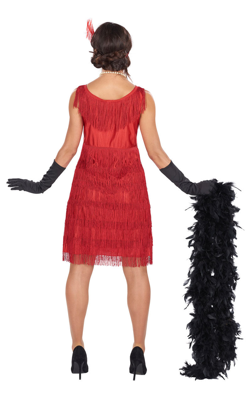 Adult 1920s Red Flapper Costume