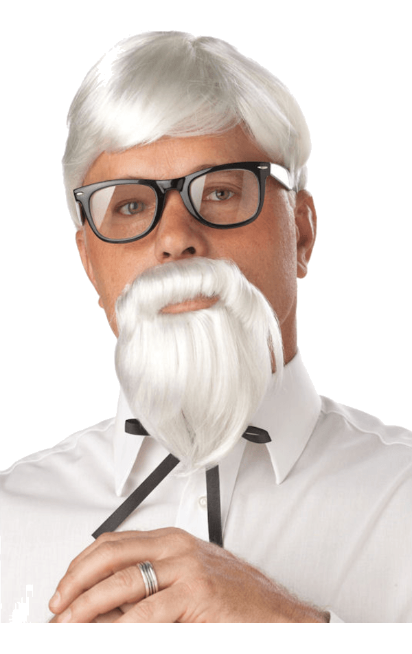 Adult The Colonel Wig and Moustache