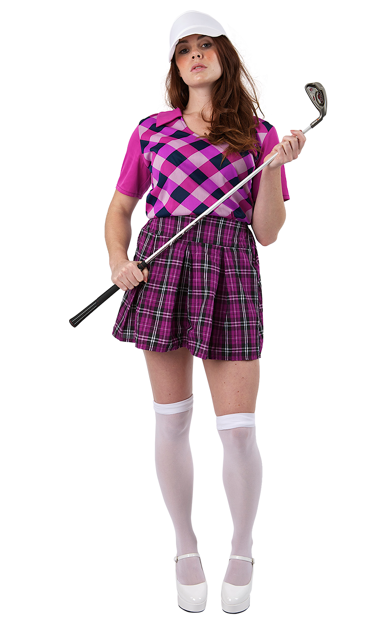 Womens Purple Pub Golf Costume