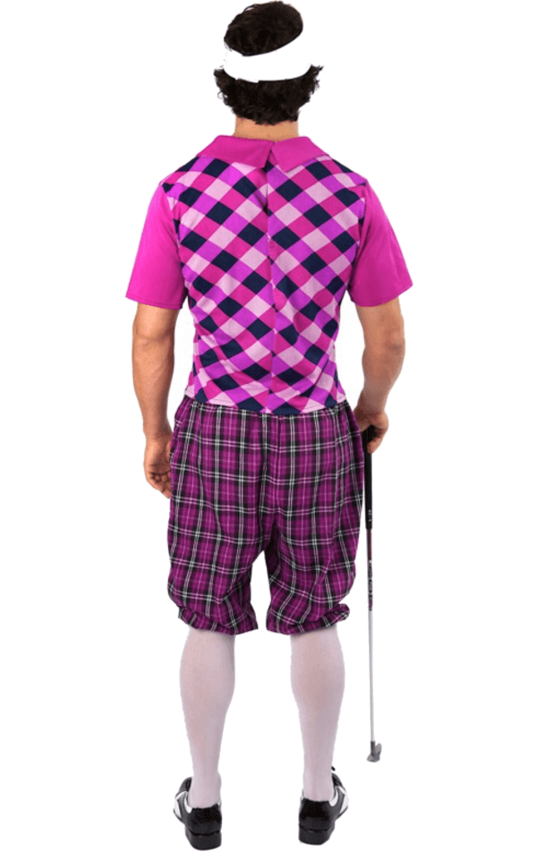 Mens Purple Pub Golf Costume