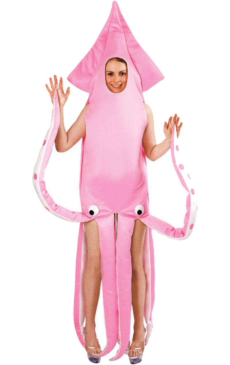 Adult Pink Squid Animal Costume