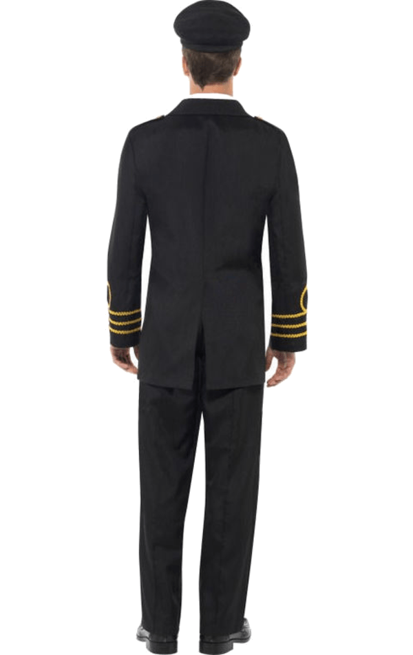 Mens Navy Gent Officer Costume