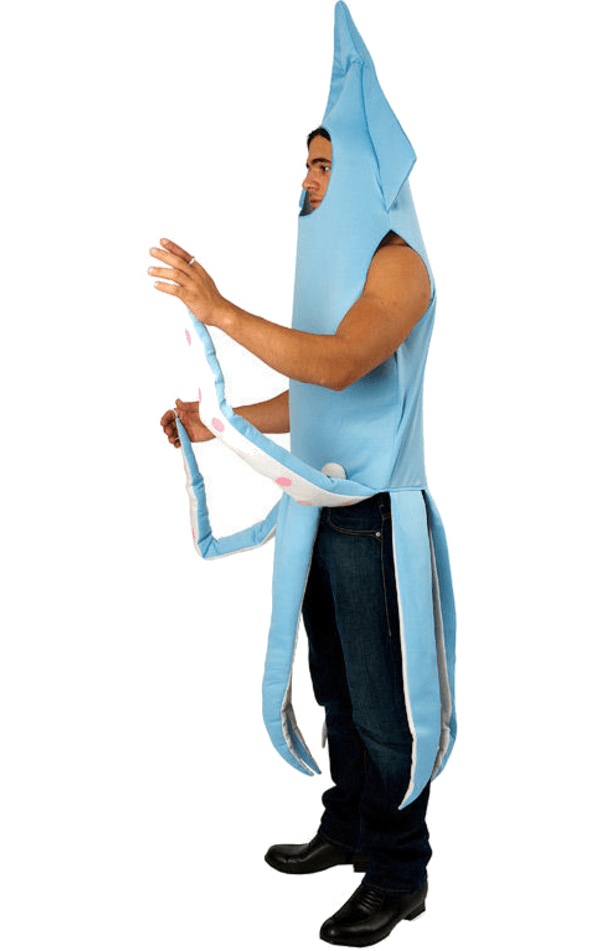 Adult Blue Squid Animal Costume