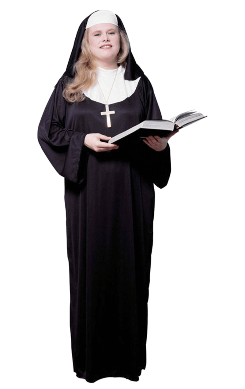 Womens Plus Size Nun Outfit