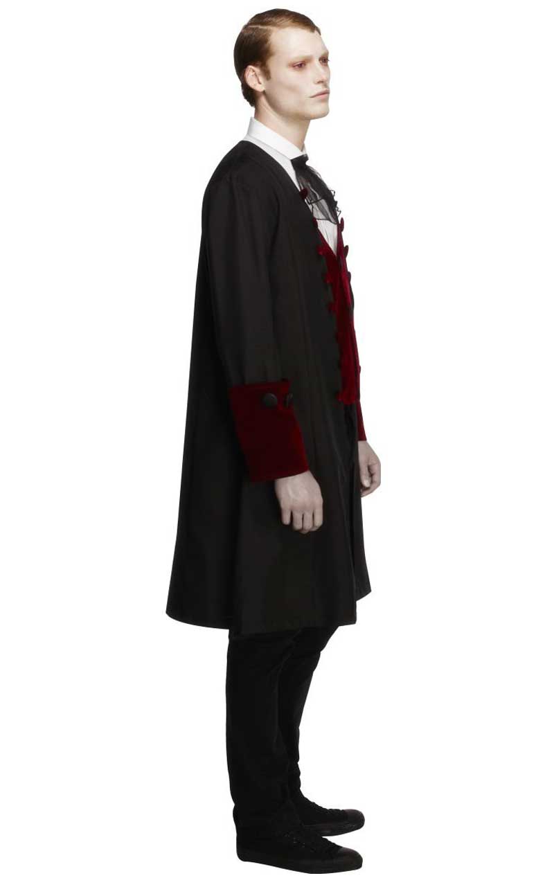 Mens Classic Vampire Fancy Dress Costume