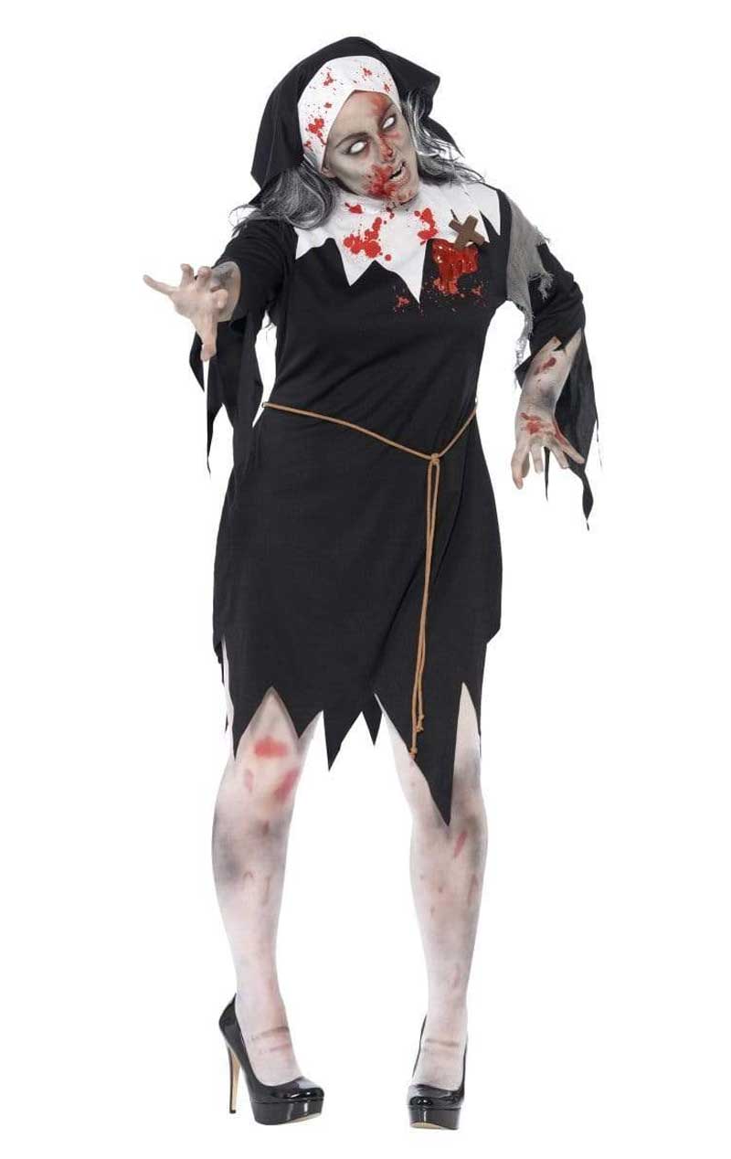 Womens Zombie Nun Costume