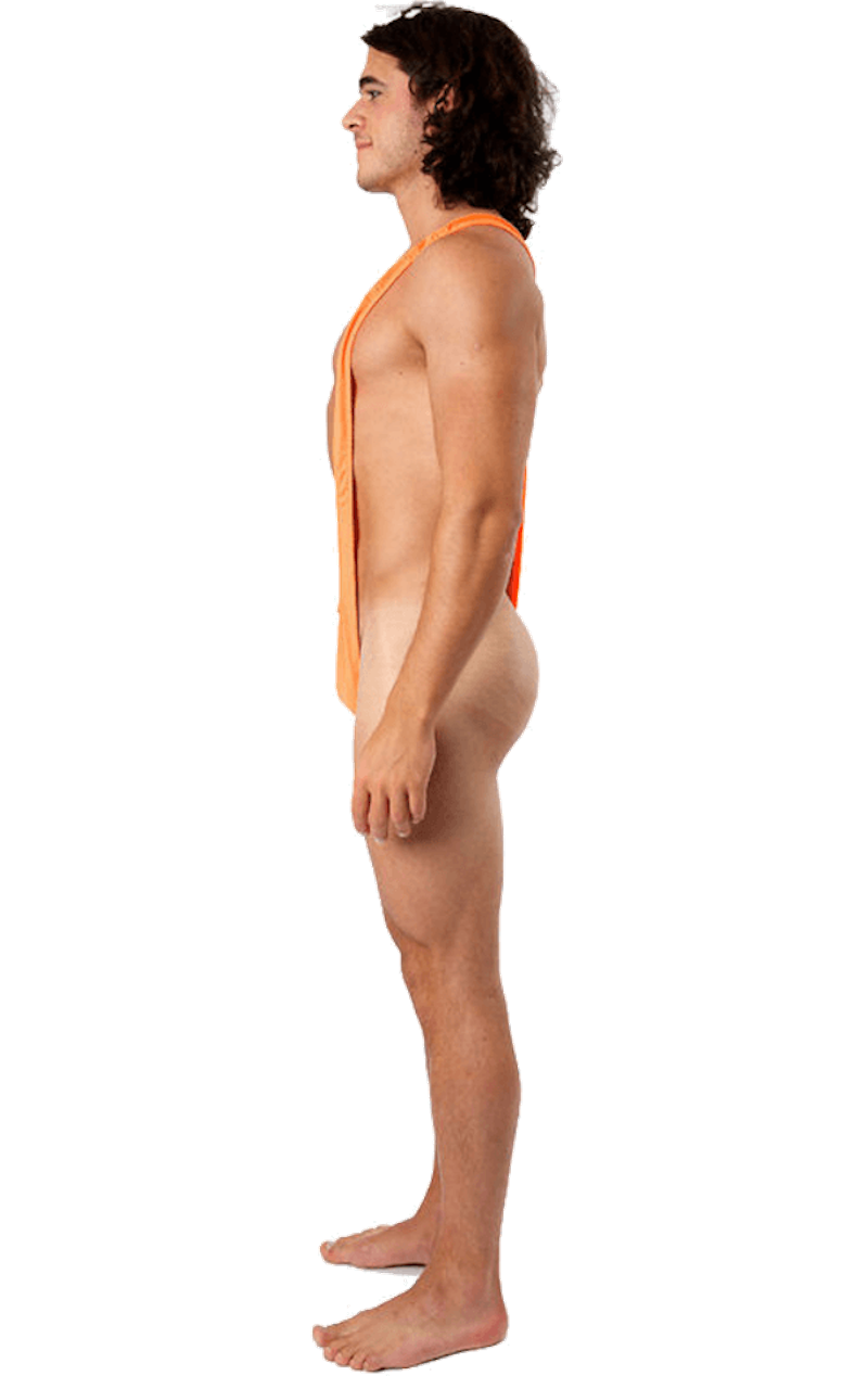 Borat Orange Mankini Swimsuit