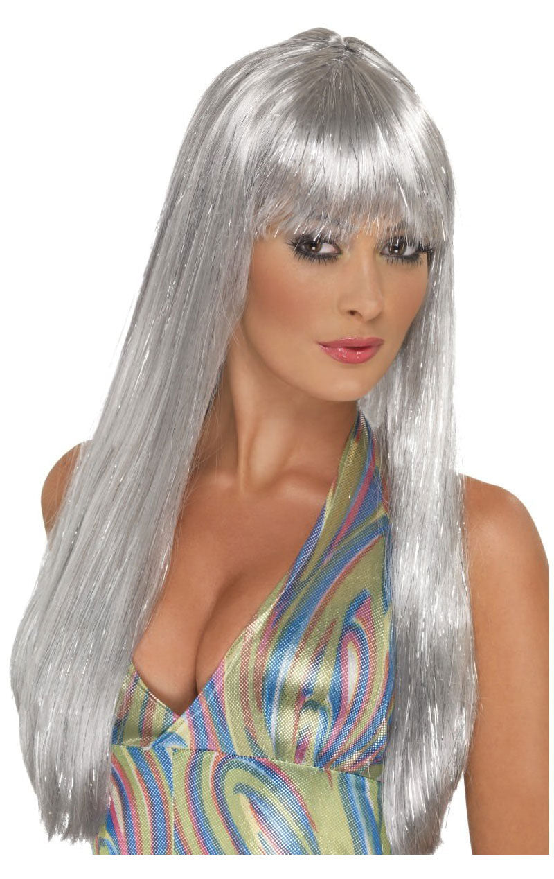 Adult Glitter Disco Wig