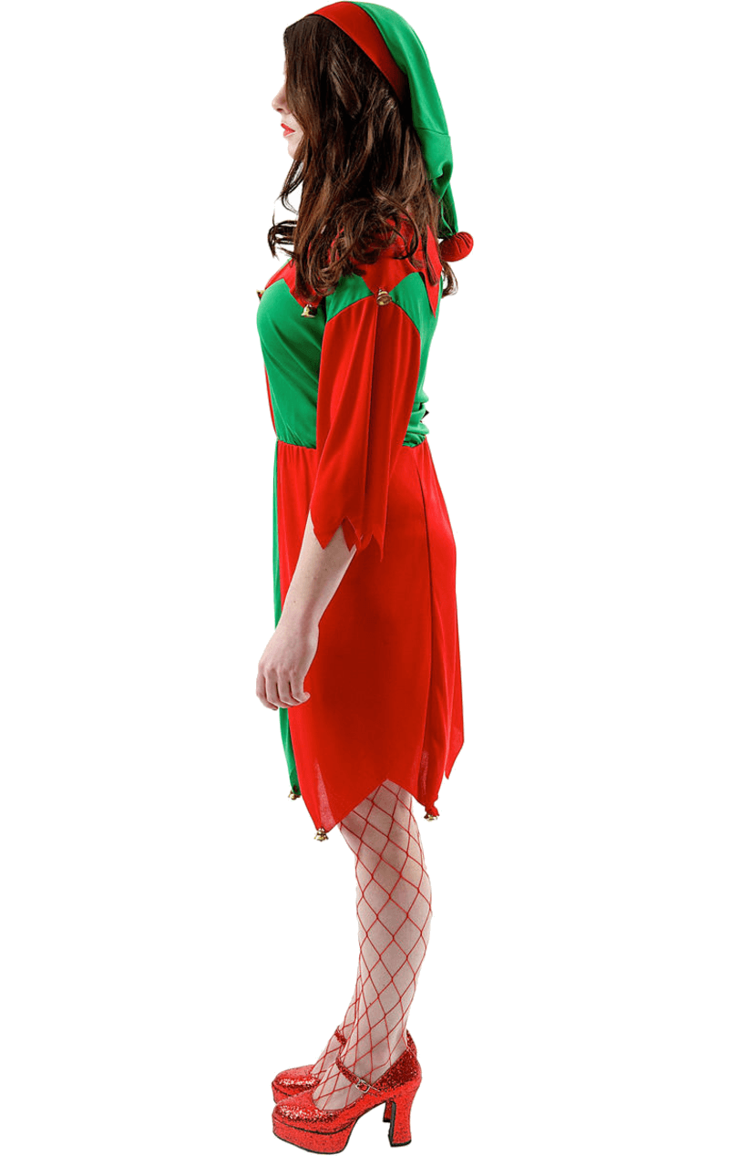 Red elf costume deals