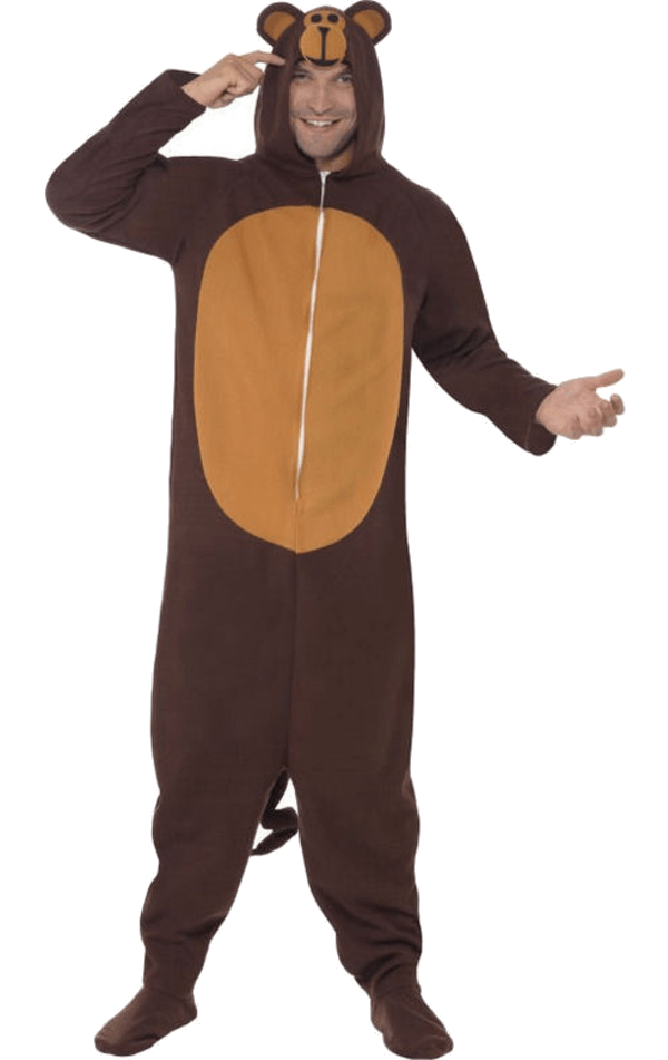 Adult Monkey Animal Onesie Costume