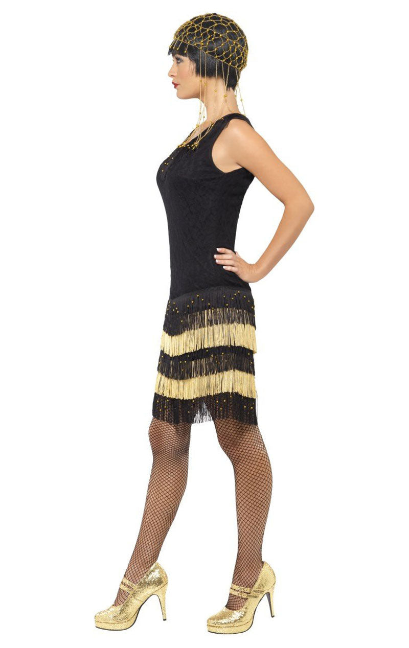 Womens Fringe Flapper Dress