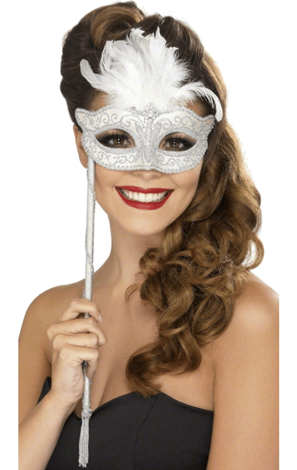 Masquerade Facepiece on Stick