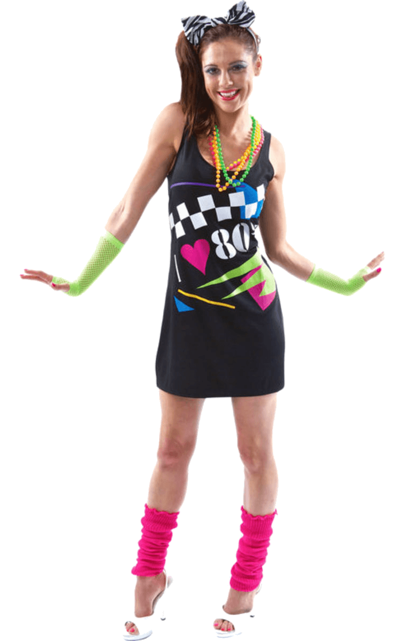 Womens I Love The 80s Dress