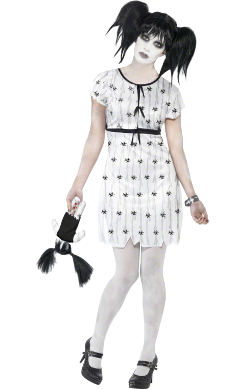 Womens Abby Normal Twisted Doll Costume