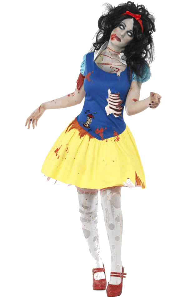 Womens Zombie Snow White Costume
