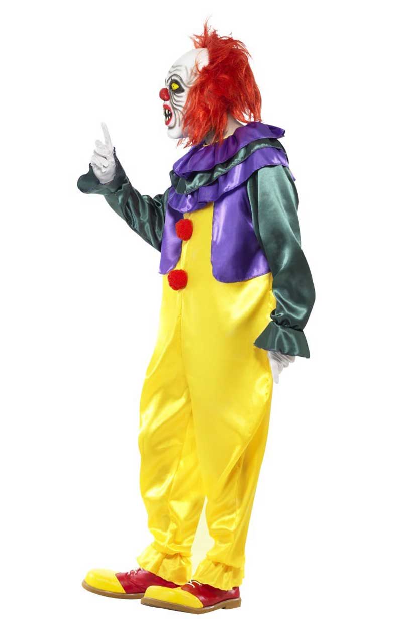 Mens Creepy Pennywise Clown Costume