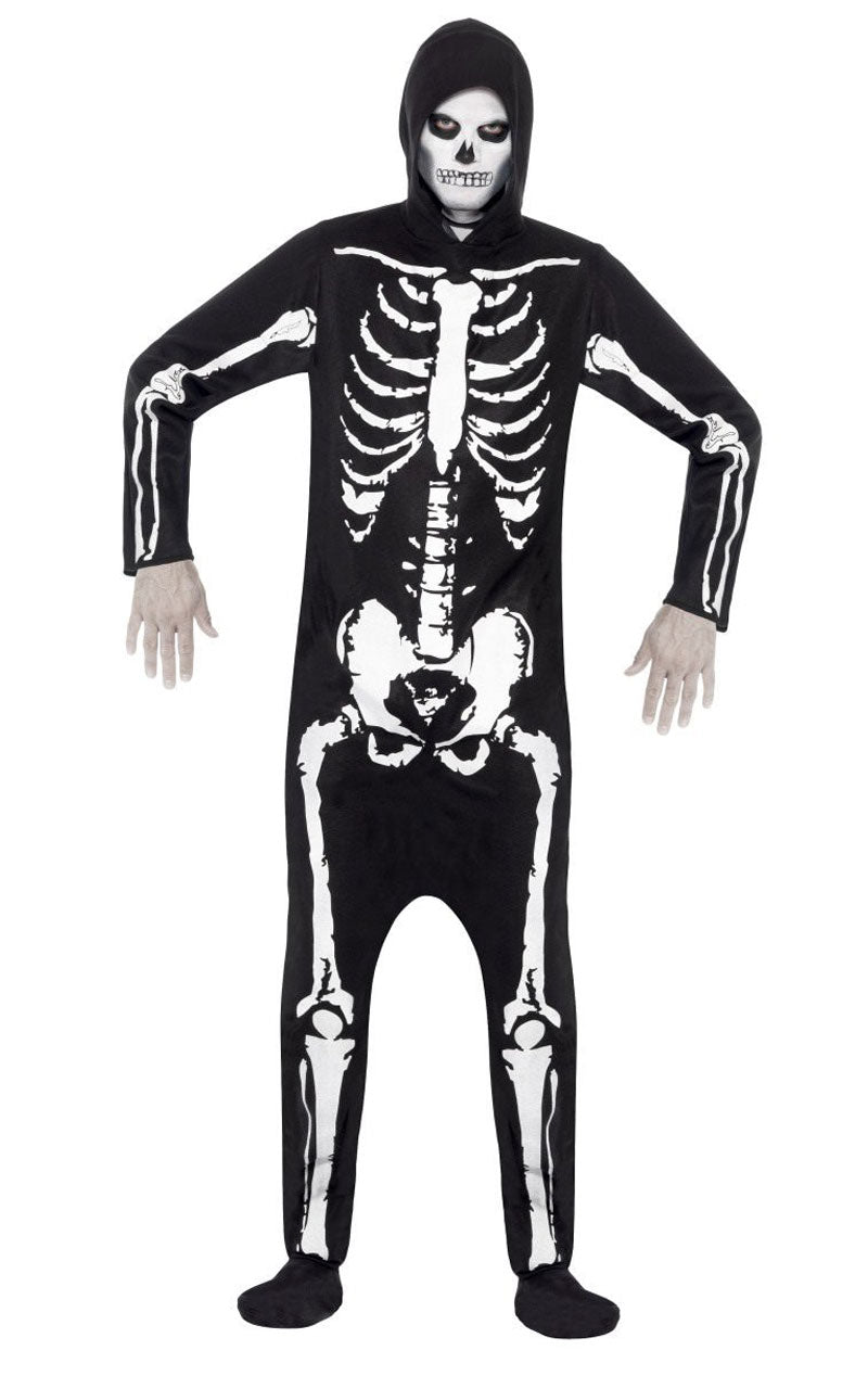 Mens Skeleton Onesie Costume